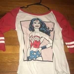 Wonder Woman Baseball Tee